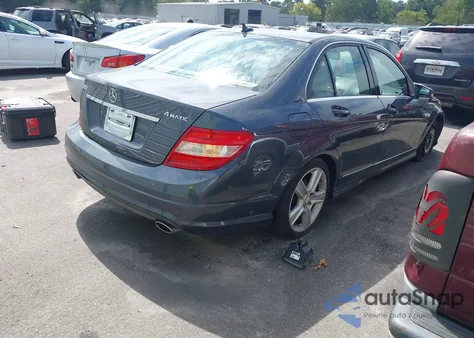 2011 Mercedes-Benz C 300 Luxury 4Matic/Sport 4Matic из США, поврежденный, VIN WDDGF8BB3BR166544